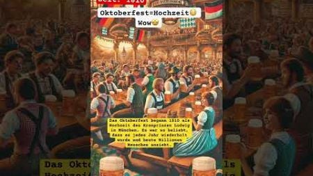 Oktoberfest = Hochzeit 🫠😯