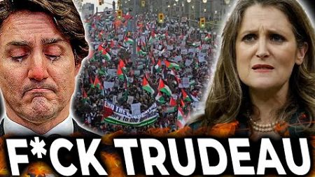 MASSIVE F*CK TRUDEAU Protest Puts Government In Panic Mode