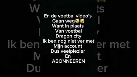 Het is voorbij met voetbal ⚽️ elke Weel 1 video