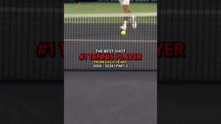 Best shot from each years No.1 tennis player | Part 2