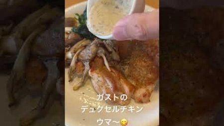 デュクセルチキン美味い　#ガスト　#ランチ　#デュクセルチキン　#美味い　#安い　#さぶブログ