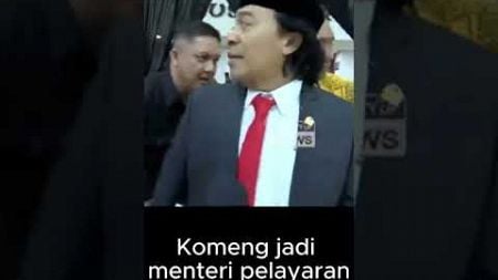 Komeng dilantik DPD. Jadi Menteri Pelayaran