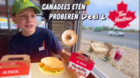 Boernjongn probeert CANADEES FASTFOOD ( Canadees Eten Proberen Deel 2 )