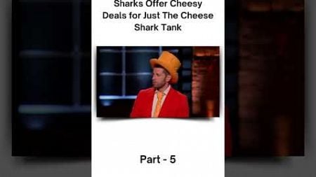 The Sharks Offer Cheesy Deals to Just The Cheese Entrepreneur! #sharktank #shorts #viralshort