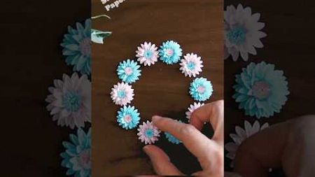 クラフトパンチで作る可愛い小花🌸 Cute Paper Flowers #ペーパーフラワー #diycrafts #ハンドメイド