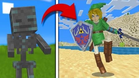 【マイクラ】モブをゼルダの伝説に作り直すマインクラフト