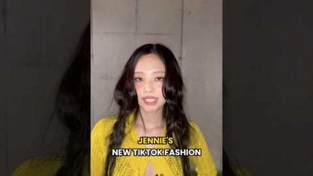 Jennie&#39;s New TikTok Fashion🐝💛 #jennie #tiktok #newsong