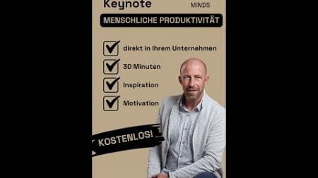 Keynote Menschliche Produktivität