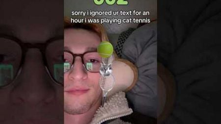 Playing Cat Tennis 🎾