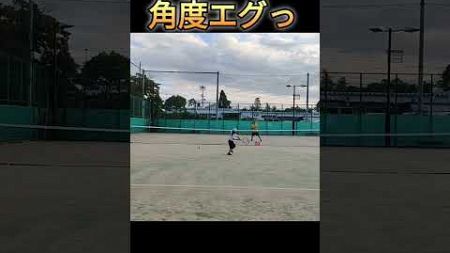 やられたわ#tennis #テニス #ジュニアテニス #親子