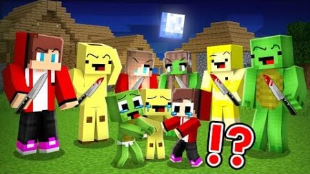 Why do PARENTS WANT to KILL Baby JJ, Mikey and Banana Kid in Minecraft Maizen!