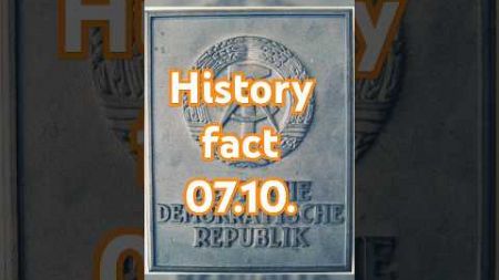 History fact 07. Oktober: #historyfacts #geschichte #fakten #shorts #bildung #erklärvideo #youtube