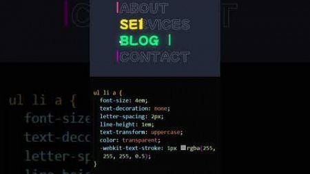 &quot;Create Stunning Glowing Text Animation Using HTML &amp; CSS! ✨&quot; #coding #python #html