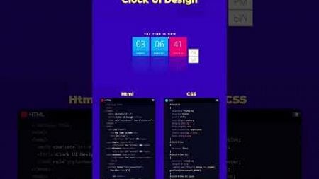 clock #clock #css #coding #shorts #viralvideo #ytshorts #javascript #code #python #webdesign #trend