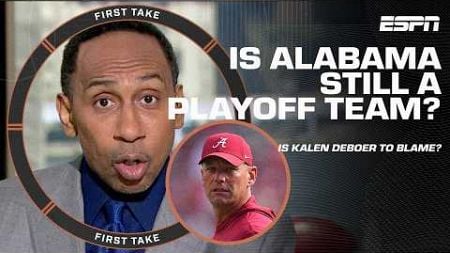 &#39;WHAT A DISGRACEFUL LOSS!&#39; 🗣️ Stephen A. reacts to Alabama&#39;s loss against Vanderbilt | First Take