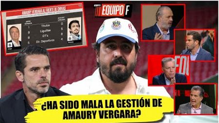 NOVELA DE FERNANDO GAGO y la ausencia de AMAURY VERGARA en CHIVAS ha generado debilidad | Equipo F