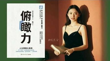 3个方法提升俯瞰力，告别被细节困扰的忙碌生活！｜有声书 audiobook