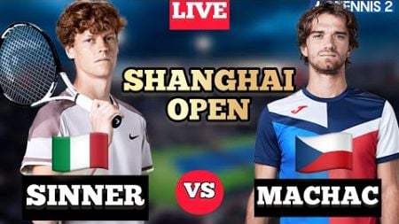 🔴LIVE: SINNER vs MACHAC - SHANGHAI OPEN 2024 - ATP 1000 (Italian Commentary)