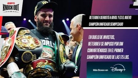 En duelo de invictos, Beterbiev se impuso por DM y es el primer Campeón Unificado de las 175 lbs.