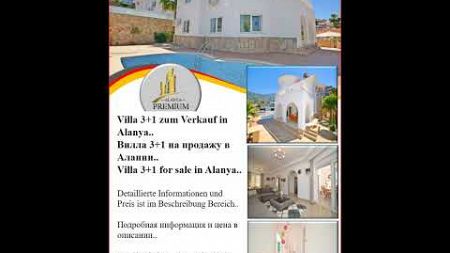 Villa in Alanya 3+1 in Alanya steht zum Verkauf