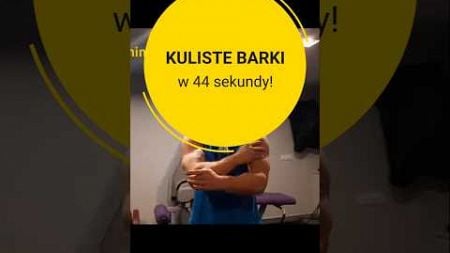 KULISTE BARKI w 44 sekundy! #fitness #silownia #barki