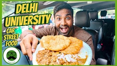 24 Hour Car Street Food in Delhi University | Veggie Paaji