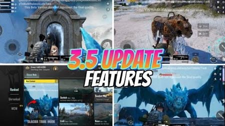 ✅ BGMI 3.5 UPDATE LEAKS | BGMI 3.5 UPDATE GLACIER WINTER MODE |OLD PUBG MOBILE BACK |BGMI NEW UPDATE