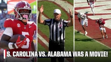 EPIC FINAL 2 MINUTES of South Carolina vs. Alabama was a Rollercoaster 🤯🍿 | ESPN College Football