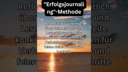 Gesunde Gewohnheiten: Die &quot;Erfolgsjournaling&quot;-Methode für maximale Produktivität #Shorts