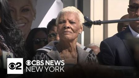 Legendary singer Dionne Warwick attends street renaming celebration in New Jersey