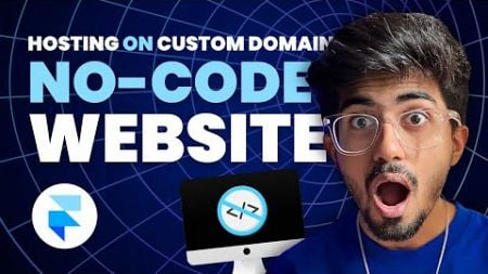 How to Build a No-Code Website (Custom Domain Hosting using Framer) | Ali Solanki