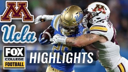 Minnesota Golden Gophers vs. UCLA Bruins Highlights | FOX College Football