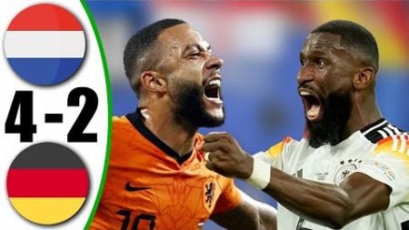 Netherlands vs Germany 4-2 - All Goals &amp; Highlights - 2024