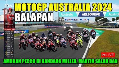 GILA, BERITA MOTOGP HARI INI, MINGGU 13 OKTOBER 2024, RACE MARQUEZ PECCO DAN MARTIN MOTOGP 2024