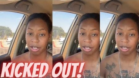 Kicked out the shelter with 4 kids for posting on Social Media|My Jazzy Life running for her life