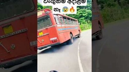 අම්මෝ ඒ වංගුව ගත්ත හැටි 😰🔥 #shorts #bus #srilanka #subscribe #travel #slbus #automobile