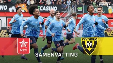 😱 Roel Janssen doet bijnaam &#39;VLINDERMES&#39; eer aan in LIMBURGSE DERBY 🟥 | Samenvatting MVV - VVV-Venlo