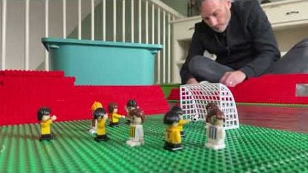 Mees (5 jaar) heeft voetbal stopmotion gemaakt