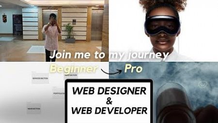 Join Me on My Journey: From Beginner to Pro Web Designer &amp; Developer! | How It Feels To Be A NOOB 🤓💕