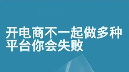 在北美做电商一定要分散营销路要不你会后悔