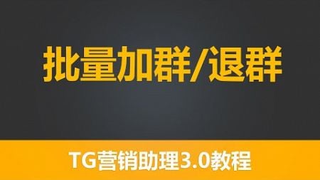 第十七节 有米工具--全新TG营销助理V3-- 批量加群退群 | 最有效的引流工具 |独特功能性采集 | 全网功能最齐全 TG营销 TG赚钱 引流工具 | 有米软件| 有米工具箱