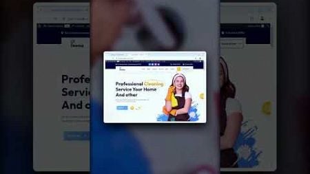 Custom Cleaning Website Design - Figma to WordPress! ✨🚀🧼#WebDesign #FigmaToWordPress #cleaning #web