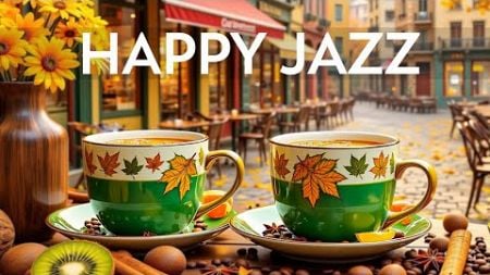 Happy Jazz Music &amp; October Bossa Nova instrumental ~ Sweet Coffee Jazz for Studying,Working,Morning