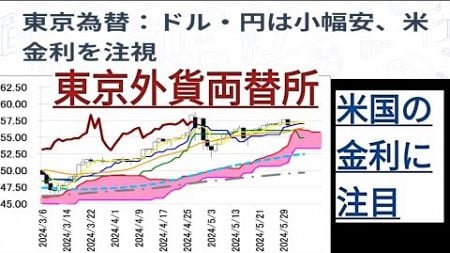 東京為替：ドル・円は小幅安、米金利を注視 #ファイナンス #投資 #ファイナンシャルフィールド #ストック #money #ストックサン