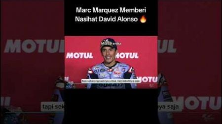 Marc Marquez Memberi Nasihat David Alonso 🔥 - #marcmarquez #motogp