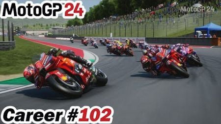 MotoGP 24 | Career Pt 102: Bagnaia Hard To Catch!!!