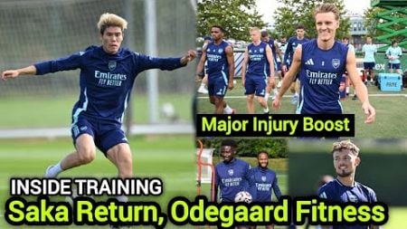 INSIDE TRAINING | Arsenal&#39;s Fitness Update: A Boost Ahead of Crucial Fixtures🔥