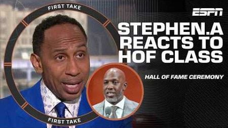 Stephen A. shares his thoughts on the 2024 NBA Hall of Fame Ceremony 👏🏀 | First Take