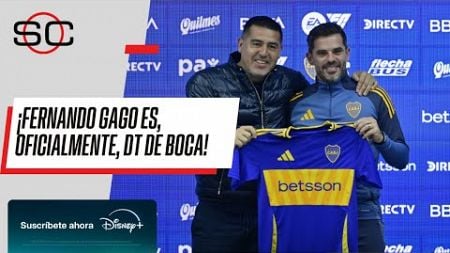 GAGO EN SU PRESENTACIÓN OFICIAL COMO DT DE BOCA: &quot;ME LLAMARON RECIÉN EL MARTES PASADO&quot;