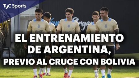 EL ENTRENAMIENTO DE LA SELECCIÓN ARGENTINA, CON LA MIRA PUESTA EN BOLIVIA